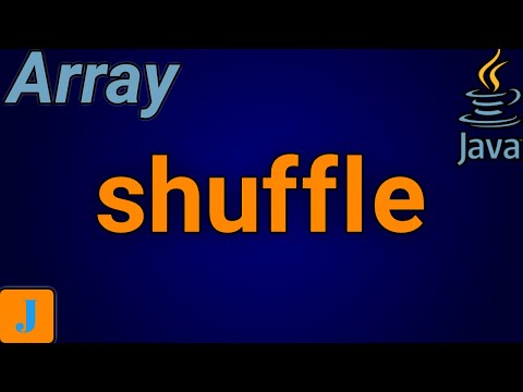How To Shuffle An Array In Java Random Shuffling Shorts Java Coding Technology Programming