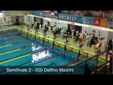 Campionati Europei Juniores di nuoto 2012 - SEMIFINALE 2 - 200 DELFINO MASCHI