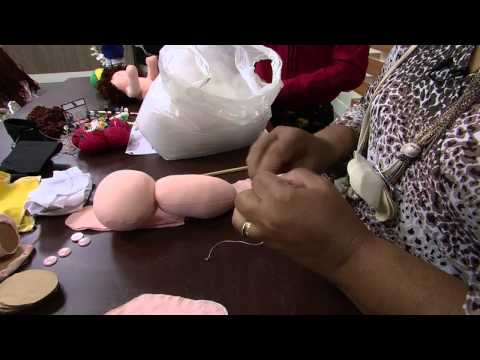 Mulher.com 12/05/2014 Solange Adam - Boneco jogador articulado Parte 1/2