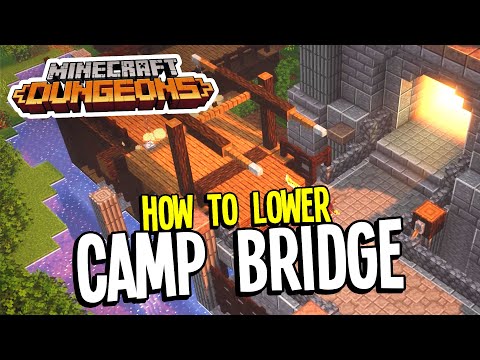 CAMP BRIDGE: How to Lower the Camp Drawbridge - Minecraft Dungeons Secrets
