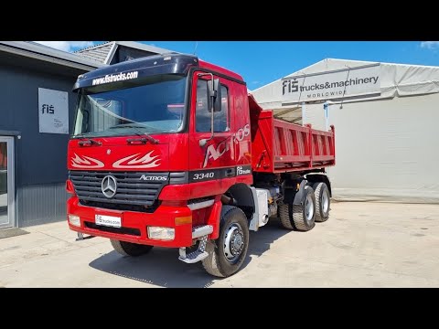 MERCEDES BENZ ACTROS 3340 AK 6x6 Meiller tipper - big axle - FIŠ TRUCKS SLOVENIA