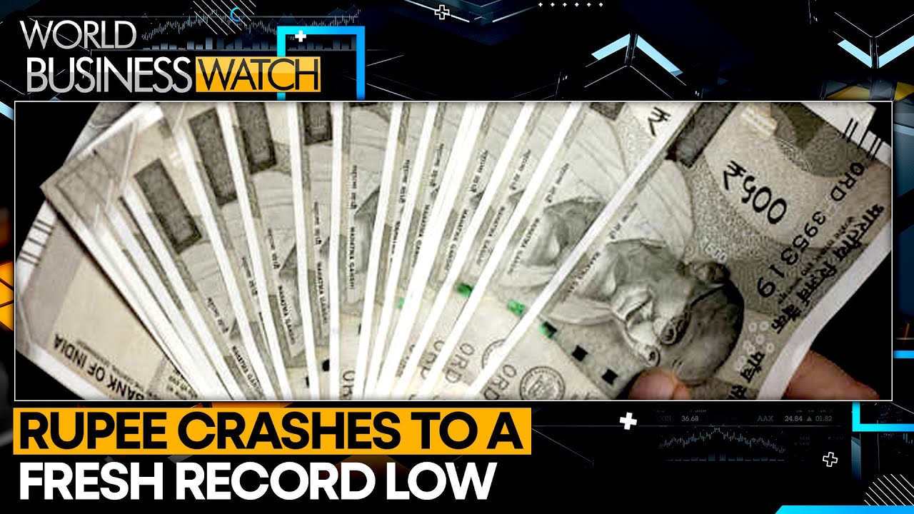 Rupee Crashes to Record Low for Second Straight Session | WION World Business Watch