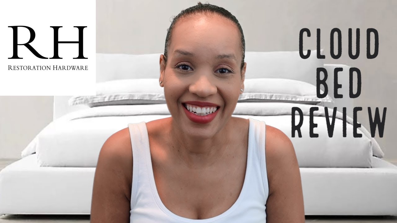 RH Cloud Bed | King White Belgian Flax Linen | Restoration Hardware