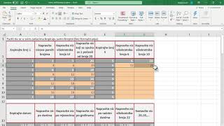excel nizovi kopiranje datuma
