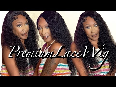 Deep Wave Wear And Go Wig Pre Cut 5x5 HD Lace Wig Pre Bleached