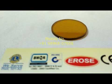 Erose round colour filter for physics laboratory