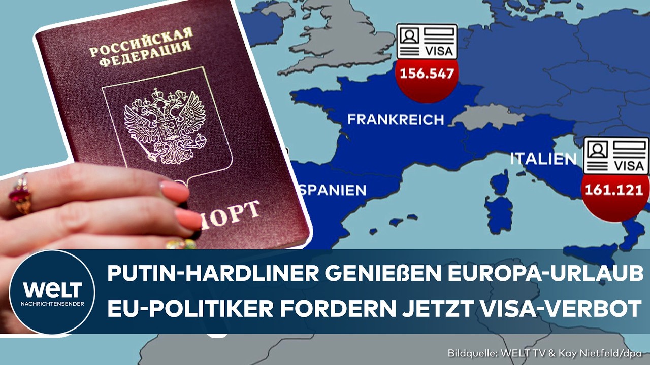UKRAINE-KRIEG: Schluss mit "Dolce Vita"! EU-Politiker fordern Visa-Verbot für russische Touristen