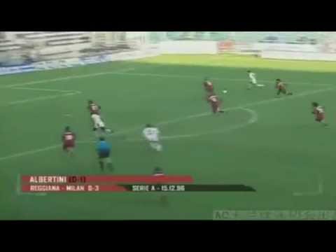 Serie A 1996-1997, day 13 Reggiana - Milan 0-3 (3 Albertini)