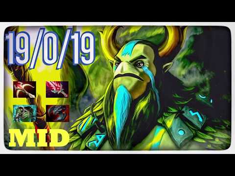 Nature Prophet playing perfect mid (2020) Dota 2