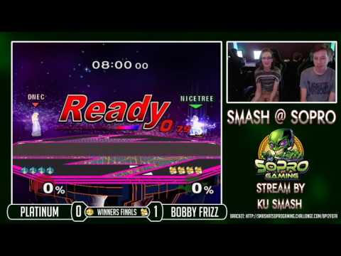 SoPro 34 SSBM - Platinum (Peach) Vs. Bobby Frizz (Fox) Winners Finals