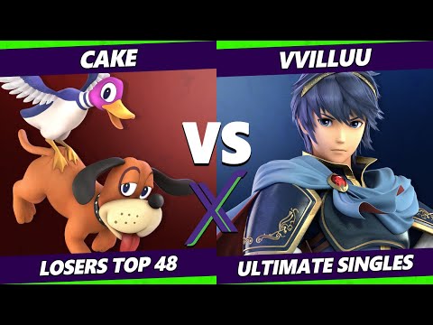 S@X 369 Online Losers Top 48 - Cake (Duck Hunt) Vs. Vvilluu (Marth) Smash Ultimate - SSBU