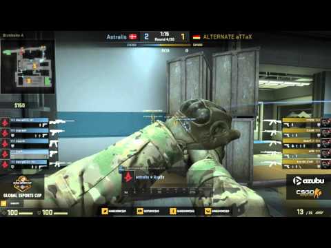 Astralis vs ALTERNATE aTTaX de_train map2 Gameshow Global eSports Cup