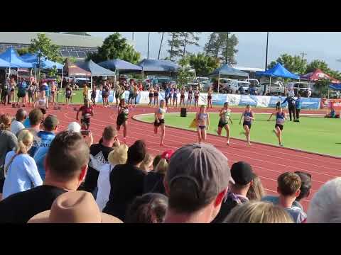 100m U13 Girls Final, ANQ Championships, Mackay 23 September 2023