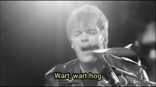 Ramones - Wart Hog (lyrics)