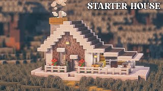How To Build A Pale Oak Starter House In Minecraft 1.21 || #6 || Minecraft Tutorial