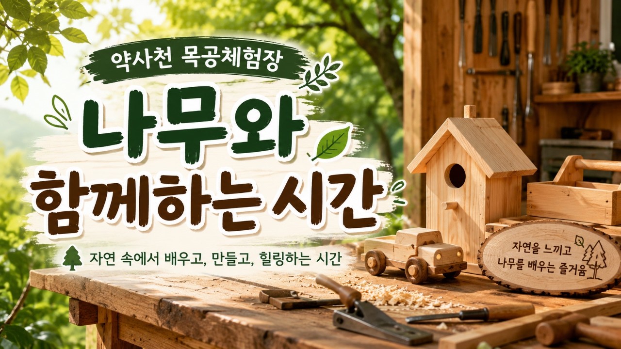 [강원365] 약사천목공체험장 나무와 함께하는 시간