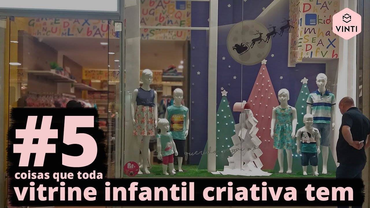 5 coisas que toda vitrine infantil criativa tem.