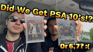 First Time Grading Cards!! Manga and Gold SP!!!