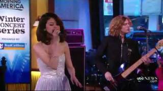 Selena Gomez &amp; The Scene- &quot;Naturally&quot; live on Good Morning America 2-11-10