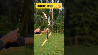 बांस से बनाया शानदार हथियार⚔️😱 Dangerous Weapon made by bamboo&#39;s🫡 #shorts #art #bamboo #ytshorts