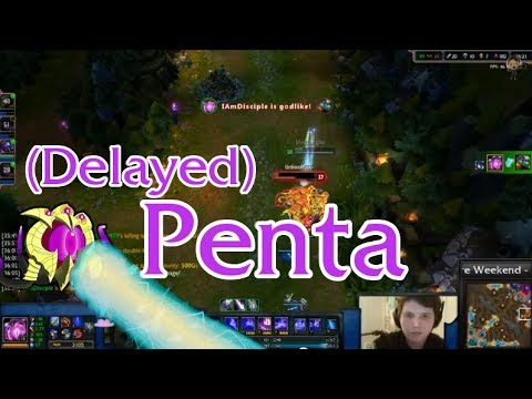 Vel'Koz 2v5 Delayed Penta!