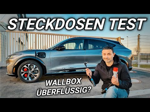E Auto Laden an der Steckdose. Ist eine Wallbox überflüssig? Test.