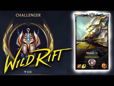CHALLLENGER MASTER YI SMURFING IN DIAMOND - HOW TO PLAY MASTER YI IN WILD RIFT