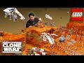 Construyendo Geonosis En 9 Minutos LEGO Star Wars MOC Timelapse