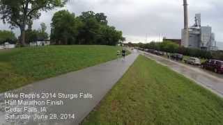 Mike Repp - Sturgis Falls Half Marathon, Cedar Falls, IA (06-28-2014)