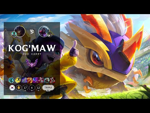 Kog'Maw ADC vs Varus - KR Master Patch 12.16