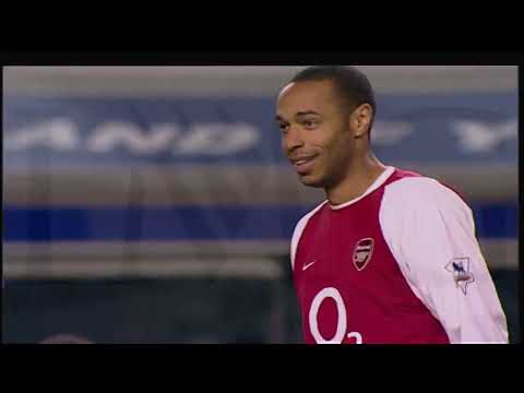 Thierry Henry vs Everton Away PL 2003/04 *Rare Untelevised Game*
