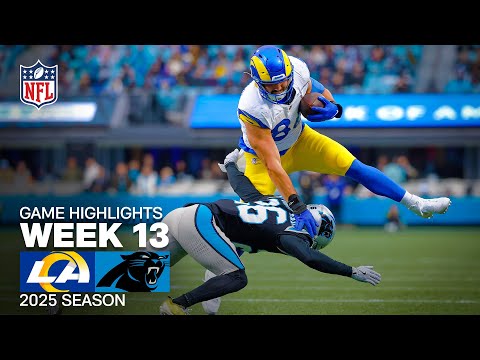 Los Angeles Rams vs Carolina Panthers Game Highlights | 2025 NFL Season Week 13