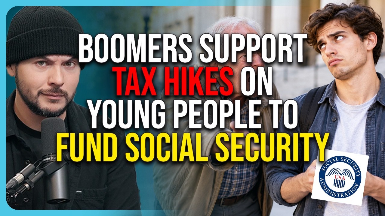 Boomers Support TAX HIKES On Young People To FUND Social Security, NO WAY