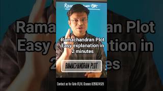 Ramachandran Plot 😨| GATE & CSIR NET Protein Hack
