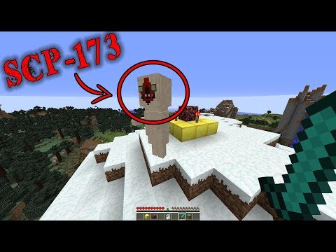 We Found SCP-173 in this Minecraft seed... (Secret Underground SCP Laboratory in Minecraft)