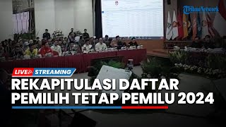 LIVE: Penyampaian Hasil Rekapitulasi Daftar Pemilih Tetap (DPT) Pemilu 2024 di Kantor KPU RI