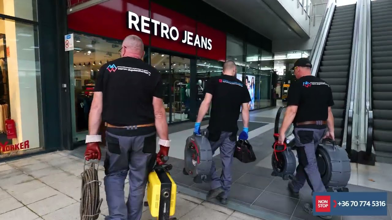 Duguláselhárítás Sopron videó - Tiszta Cső Bt.