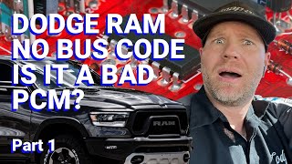 Dodge Ram 1500 PCM problems No BUS FIXED! No Communication PCM/ECM replacement. Problem solved! PT 1