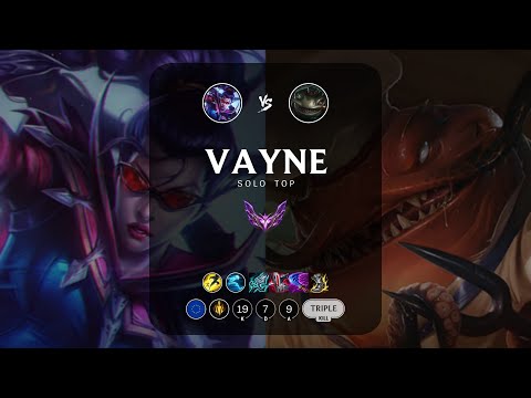 Vayne Top vs Tahm Kench - EUW Master Patch 13.1