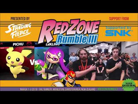 Redzone Rumble 3: ENZ | ORG Red (Pichu) vs GammaFox (Inkling) - Smash Ultimate