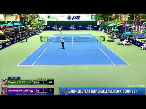 Dayne Kelly (AUS) vs [12] Dominik Palan (CZE) BANGKOK OPEN 2022 ATP CHALLENGER MS Qualifying - Final