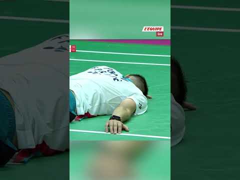 ❌​ Grosse désillusion pour Christo Popov #badminton  #shorts #lequipe