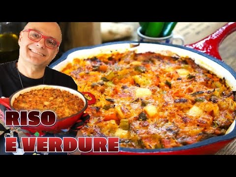 PASTICCIO DI RISO E VERDURE al forno o SENZA forno