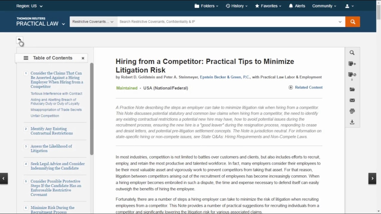 How to Use Practical Law