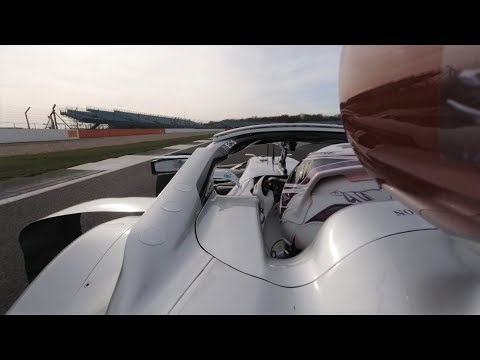 Ride Onboard with Lewis for His First Lap with the W11!