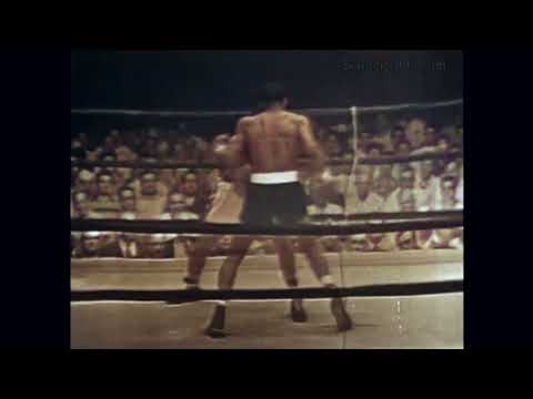 Floyd Patterson Vs Tommy Harrison - 02.08.1954 - Best Quality Colorized