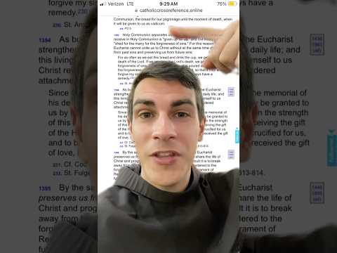 Confession before mass? No!