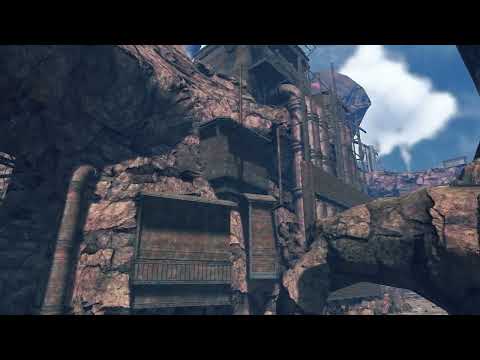 Xenoblade Chronicles 2 Cutscene 81 - Landing in Mor Ardain (Chapter 4: Aegis)