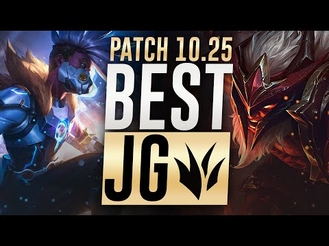 The BEST Junglers For All Ranks! | Patch 10.25 Season 11 | Tier List League of Legends