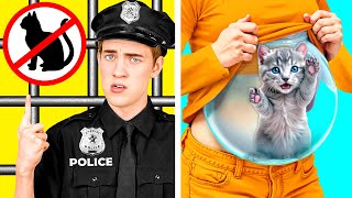 Ways to Sneak Pets into Jail | Funny Situations and Fails by TeenChallenge